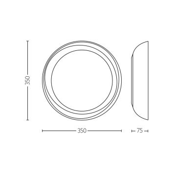 Philips - LED Stmívatelné stropní svítidlo FLETA LED/10W/230V 2700K bílá