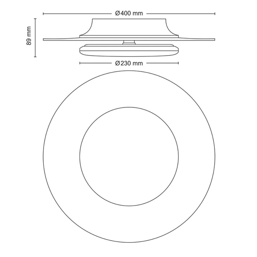 Philips- LED Stmívatelné stropní svítidlo SCENE SWITCH LED/30W/230V 4000K stříbrná