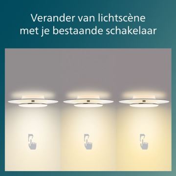 Philips- LED Stmívatelné stropní svítidlo SCENE SWITCH LED/40W/230V 2700K černá