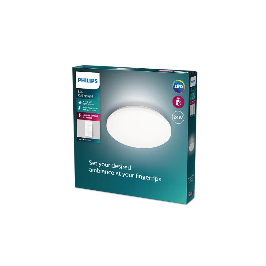 Philips - LED Stmívatelné stropní svítidlo LED/24W/230V 2700-6500K + dálkové ovládání