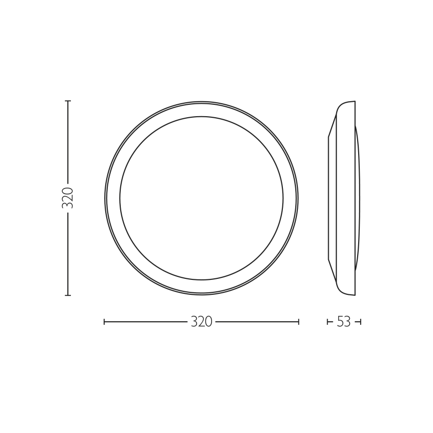 Philips - LED Stmívatelné stropní svítidlo PEBBLO SCENE SWITCH LED/10W/230V 2700K bílá