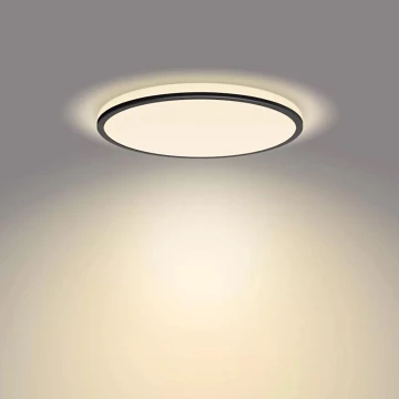 Philips - LED Stmívatelné stropní svítidlo SCENE SWITCH LED/18W/230V pr. 30 cm 2700K černá