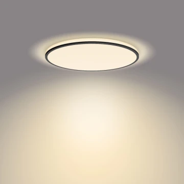 Philips - LED Stmívatelné stropní svítidlo SCENE SWITCH LED/22W/230V pr. 40 cm 2700K černá