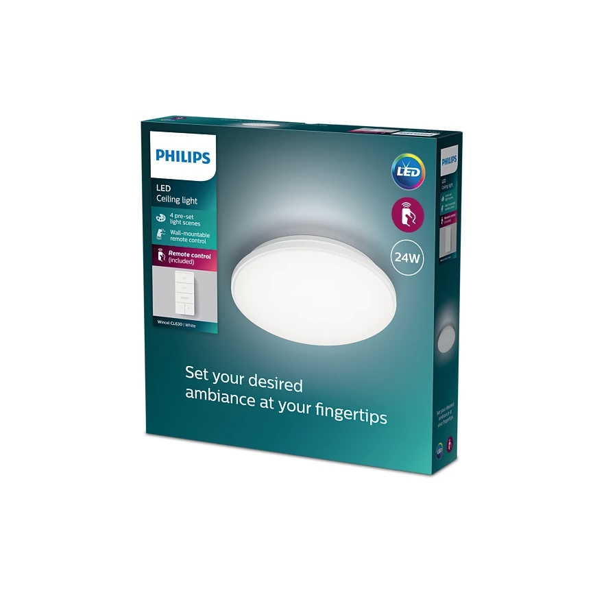 Philips - LED Stmívatelné stropní svítidlo LED/24W/230V 2700-6500K + dálkové ovládání