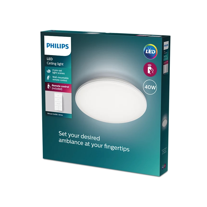 Philips - LED Stmívatelné stropní svítidlo LED/40W/230V 2700-6500K + dálkové ovládání