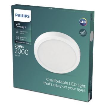 Philips - LED Stropní svítidlo LED/20W/230V 2700K bílá