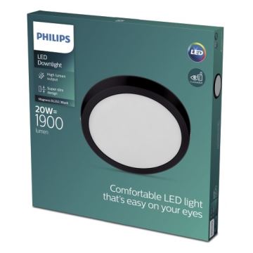 Philips - LED Stropní svítidlo LED/20W/230V 2700K černá