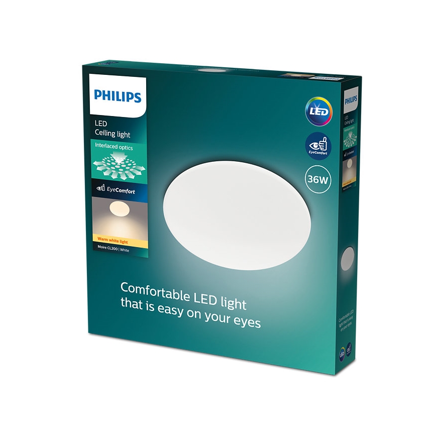 Philips - LED Stropní svítidlo MOIRE LED/36W/230V 2700K