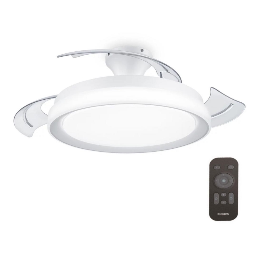 Philips - LED Stropní svítidlo s ventilátorem BLISS LED/35W/230V 5500/4000/2700K bílá + dálkové ovládání