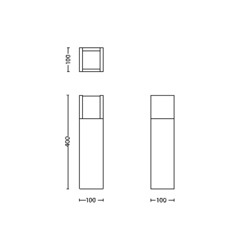 Philips - LED Venkovní lampa ARBOUR LED/3,8W/230V 40 cm IP44