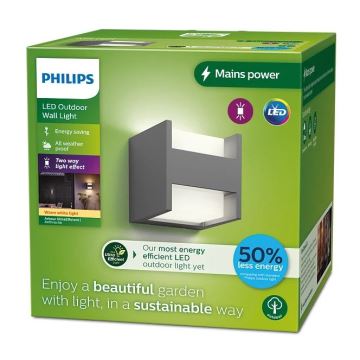 Philips - LED Venkovní nástěnné svítidlo ARBOUR LED/3,8W/230V IP44