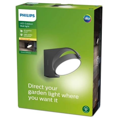 Philips - LED Venkovní nástěnné svítidlo LED/7W/230V 2700K IP44