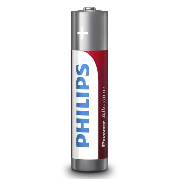 Philips LR03P4B/10 - 4 ks Alkalická baterie AAA POWER ALKALINE 1,5V 1150mAh