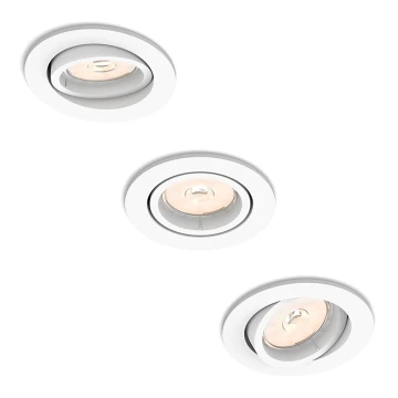 Philips - SADA 3x Podhledové svítidlo 1xGU10/5,5W/230V