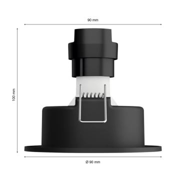 Philips - SADA 3x LED Stmívatelné podhledové svítidlo Hue MILLISKIN 1xGU10/4,2W/230 2200-6500K