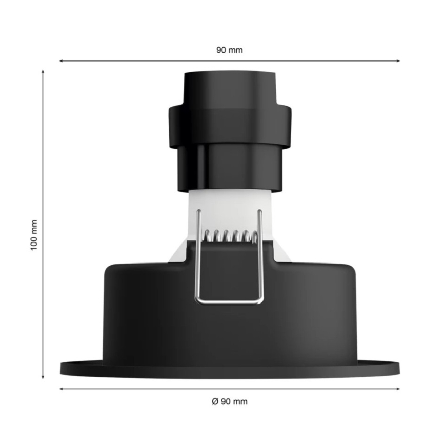 Philips - SADA 3x LED Stmívatelné podhledové svítidlo Hue MILLISKIN 1xGU10/4,2W/230 2200-6500K