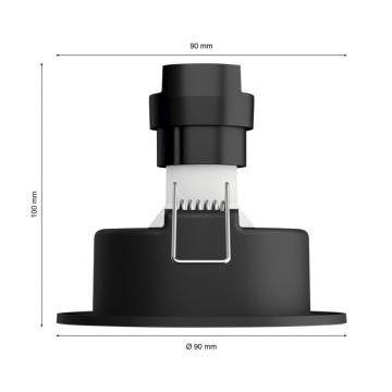 Philips - SADA 3x LED Stmívatelné podhledové svítidlo Hue MILLISKIN 1xGU10/4,2W/230 2200-6500K