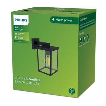 Philips - Venkovní nástěnné svítidlo BELLINI 1xE27/25W/230V IP44