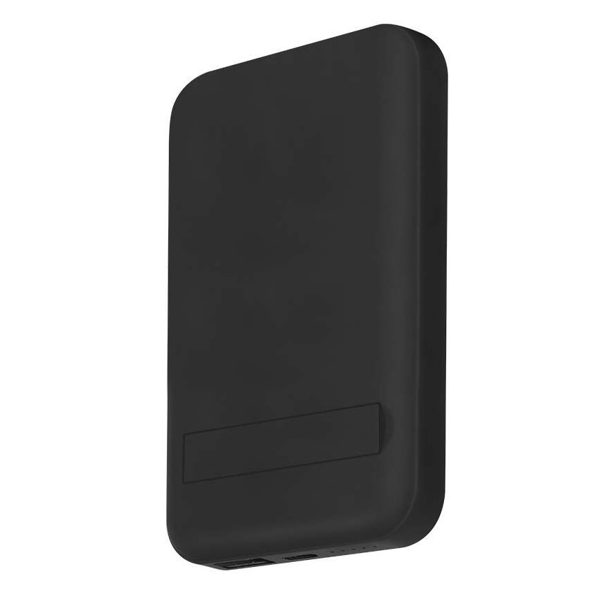 Power Bank magnetická s bezdrátovým nabíjením Power Delivery 10 000mAh/20W/3,7V černá