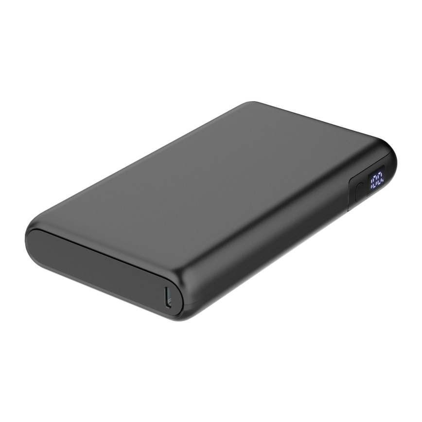 Power Bank s LED displejem Power Delivery 30000 mAh/100W/3,7V černá