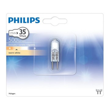 Průmyslová žárovka Philips HALOGEN GY6,35/25W/12V 3000K