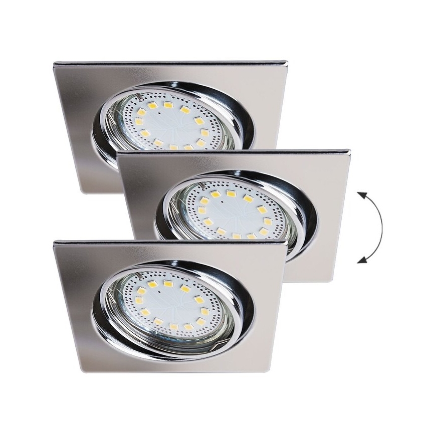 Rabalux - SADA 3x LED Podhledové svítidlo 3xGU10/3W/230V IP40