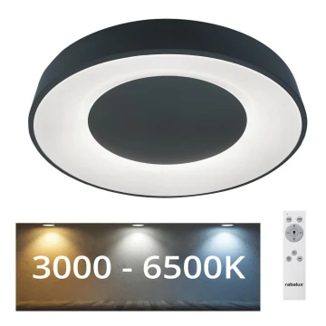 Rabalux 3082 - LED Stmívatelné stropní svítidlo CEILO LED/38W/230V černá 3000-6500K + DO