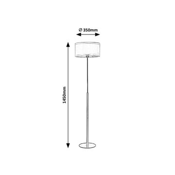 Rabalux 5094 - Stojací lampa ANETA 1xE27/40W/230V