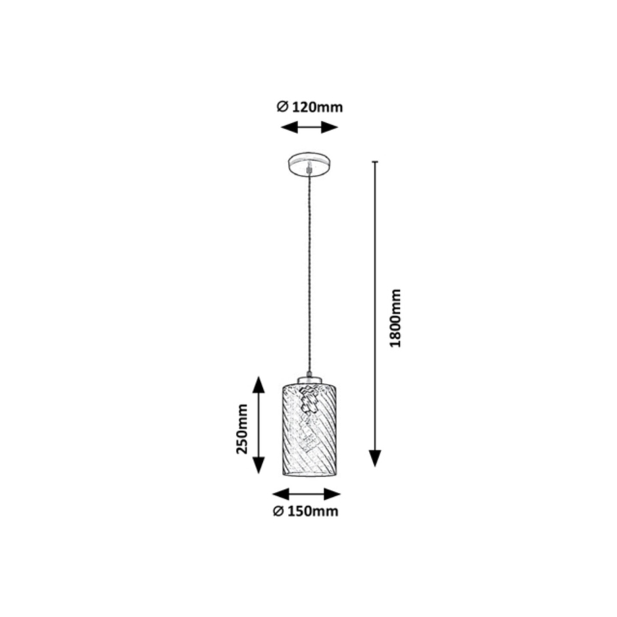 Rabalux 5228 - Lustr na lanku SHEILA 1xE27/40W/230V