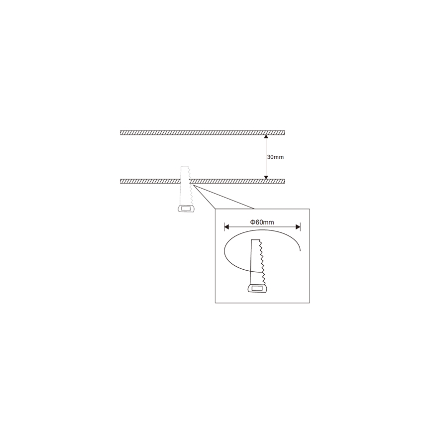 Rabalux - LED Koupelnové podhledové svítidlo LED/3W/230V IP44 bílá