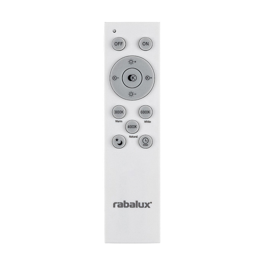 Rabalux - LED Stmívatelný lustr na lanku LED/60W/230V stříbrná 3000-6000K + dálkové ovládání