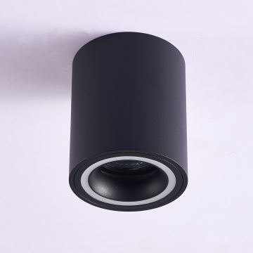 Rabalux - Bodové svítidlo 1xGU10/25W/230V kulatý černá