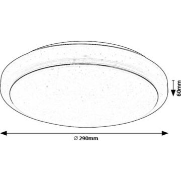 Rabalux - LED Stropní svítidlo LED/12W/230V 3000K pr. 29 cm