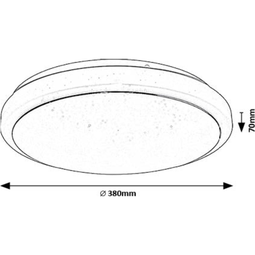 Rabalux - LED Stropní svítidlo LED/24W/230V 3000K pr. 38 cm