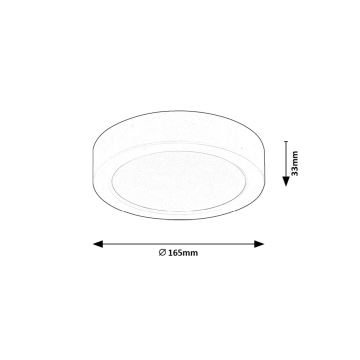 Rabalux - LED Stropní svítidlo LED/15W/230V 3000K pr. 16 cm bílá