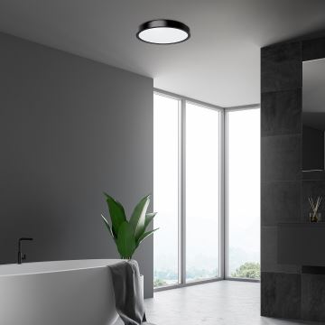 Rabalux - LED Koupelnové stropní svítidlo LED/36W/230V IP44 4000K pr. 35 cm černá