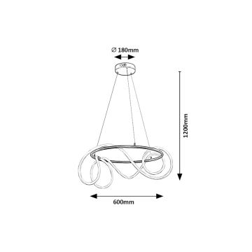 Rabalux - LED Lustr na lanku LED/54W/230V