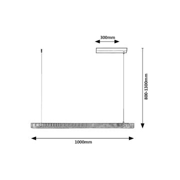 Rabalux - LED Lustr na lanku LED/36W/230V 3000K