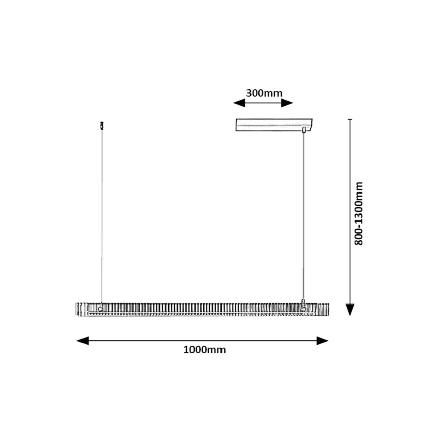 Rabalux - LED Lustr na lanku LED/36W/230V 3000K