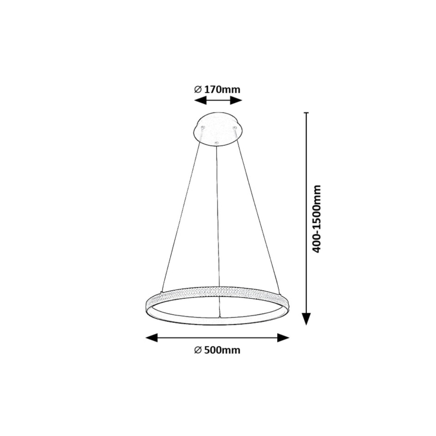 Rabalux - LED Lustr na lanku LED/32W/230V 3000K