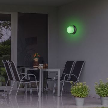 Rabalux - LED RGBW Stmívatelné venkovní nástěnné svítidlo LED/10W/230V IP54 Wi-Fi Tuya