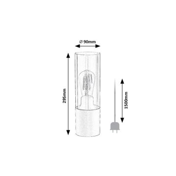 Rabalux - Stolní lampa 1xE27/25W/230V