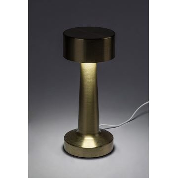 Rabalux - LED Nabíjecí dotyková stolní lampa LED/2,7W/5V 1200mAh 3000/4000/6000K zlatá