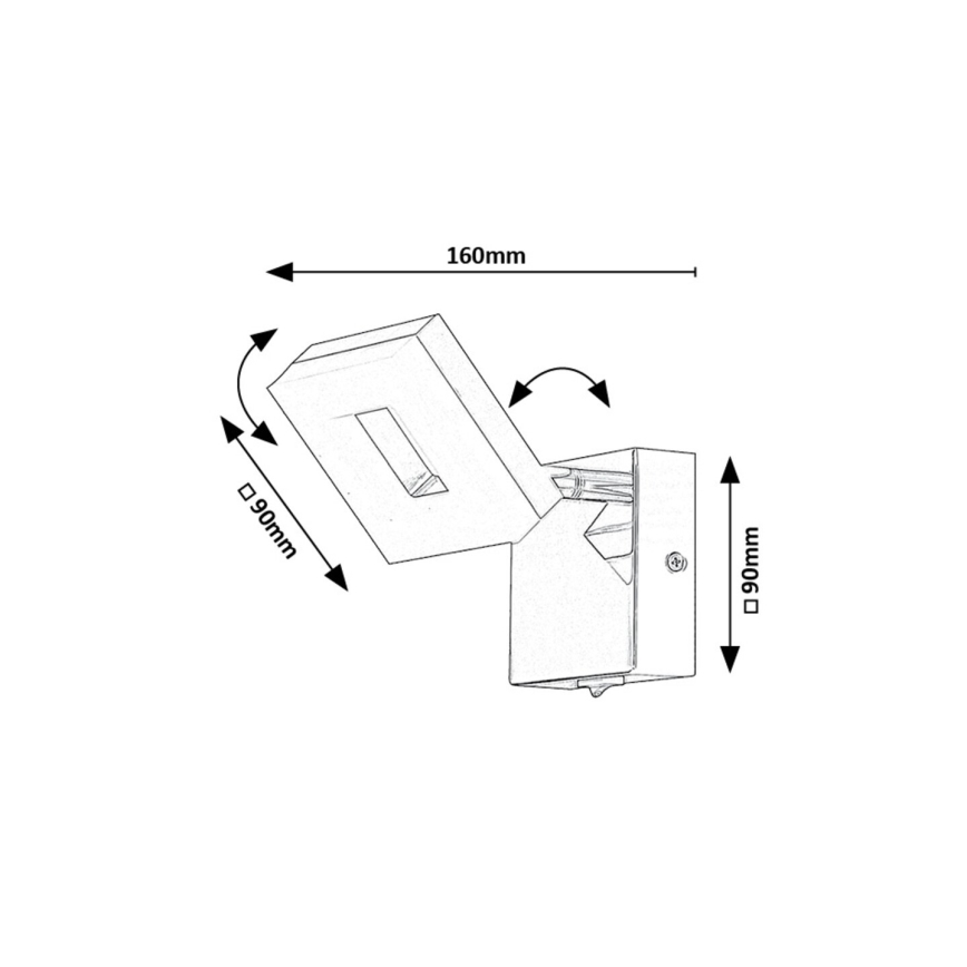 Rabalux - LED Koupelnové nástěnné svítidlo LED/5W/230V 4000K IP44