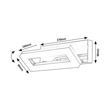 Rabalux - LED Koupelnové nástěnné svítidlo LED/15W/230V 4000K IP44