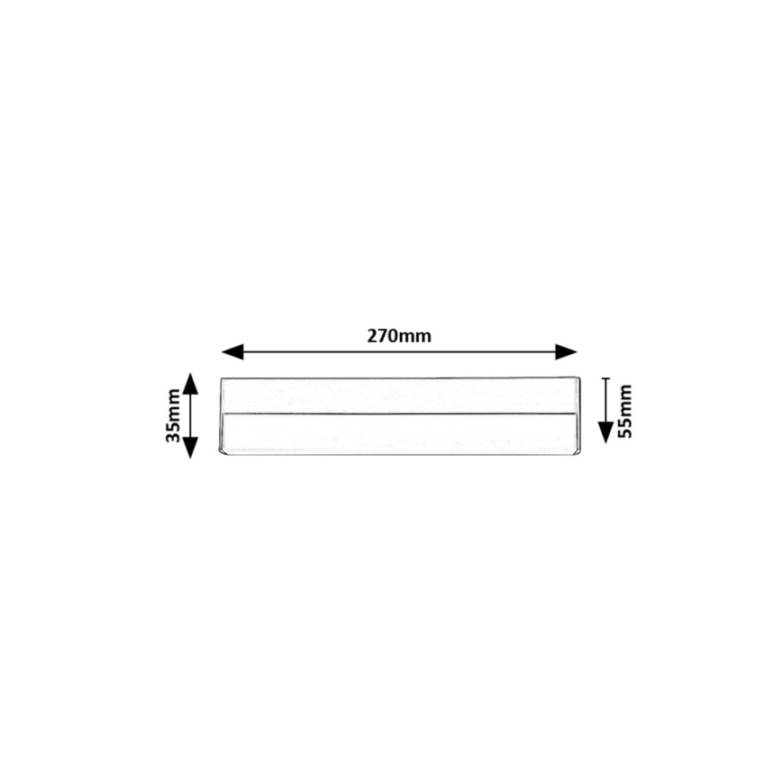 Rabalux - LED Podlinkové svítidlo LED/7W/230V 4000K černá