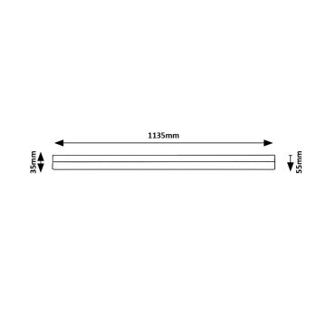 Rabalux - LED Podlinkové svítidlo LED/24W/230V 4000K 113 cm černá