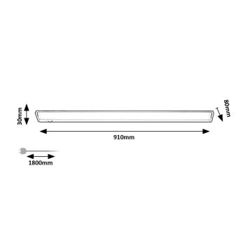 Rabalux - LED Podlinkové svítidlo LED/15W/230V 4000K 91 cm bílá