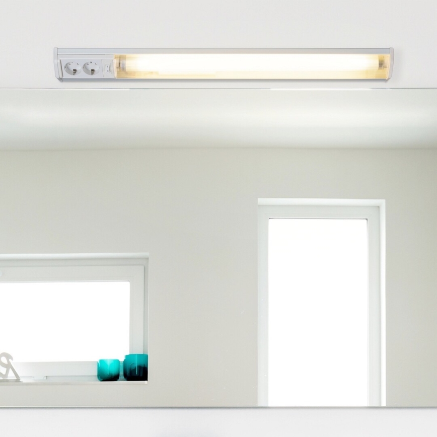Rabalux - LED Podlinkové svítidlo se 2 zásuvkami LED/15W/230V 4000K 70 cm bílá