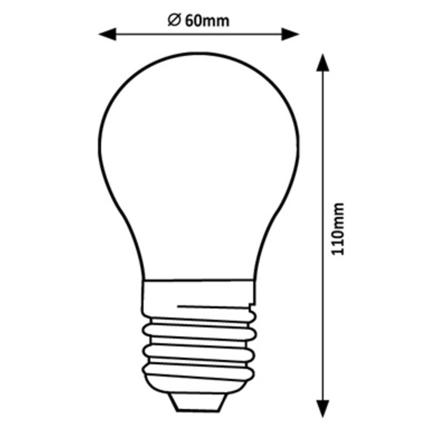 Rabalux - LED Žárovka A60 E27/7W/230V 3000K Energetická třída A